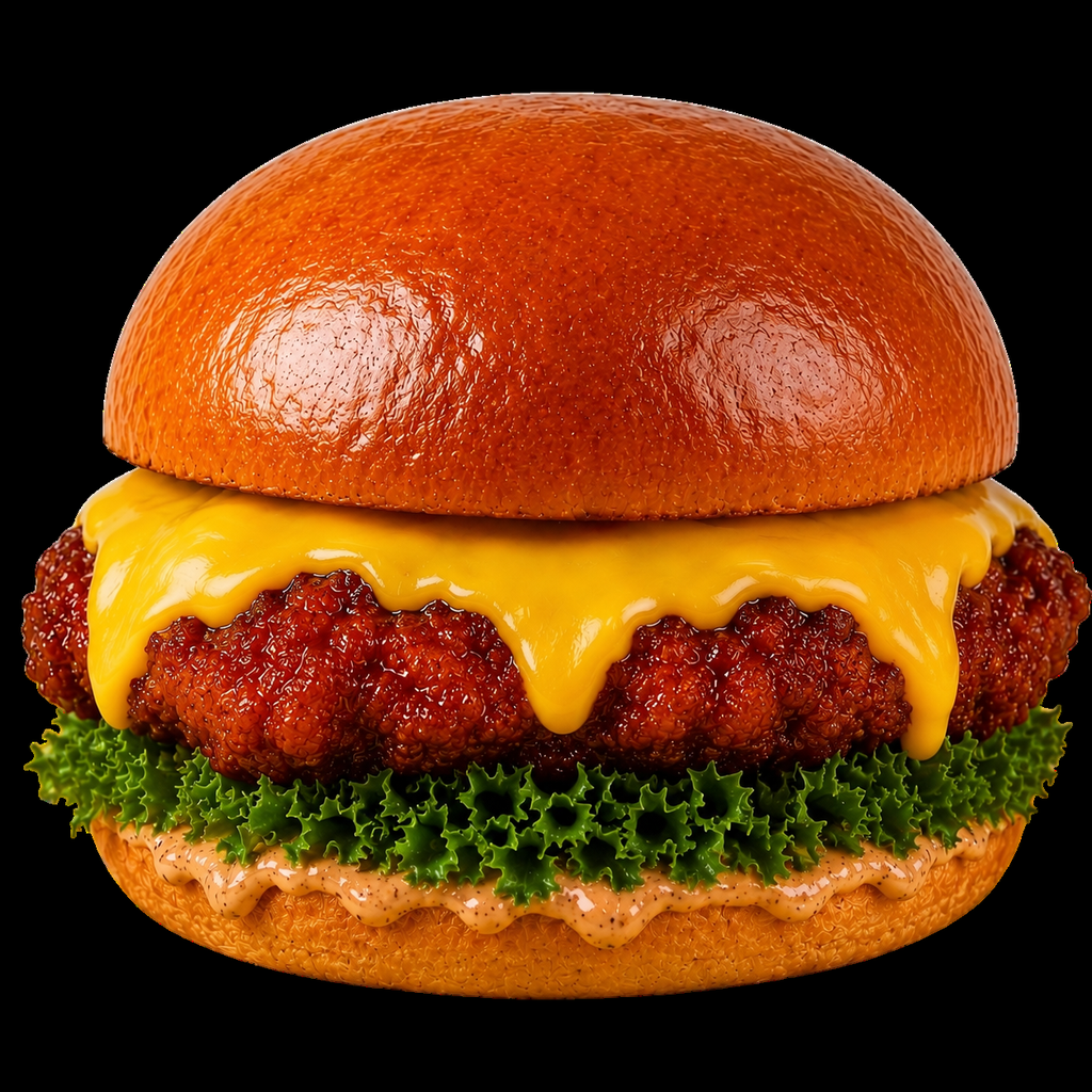 Spicy Honey Crunch Chicken Burger